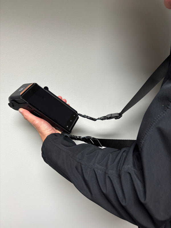 HPI Ingenico Axium DX8000 Holder w/Shoulder and Hand  Strap